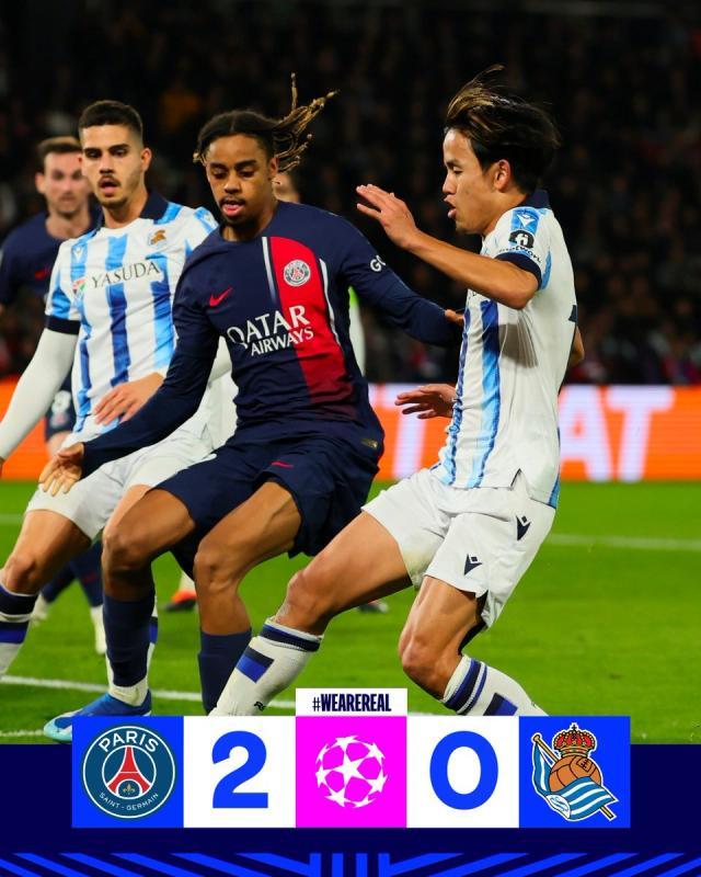 开云-王勤伯：巴黎球星能力决定比赛，皇家社会梦醒时分